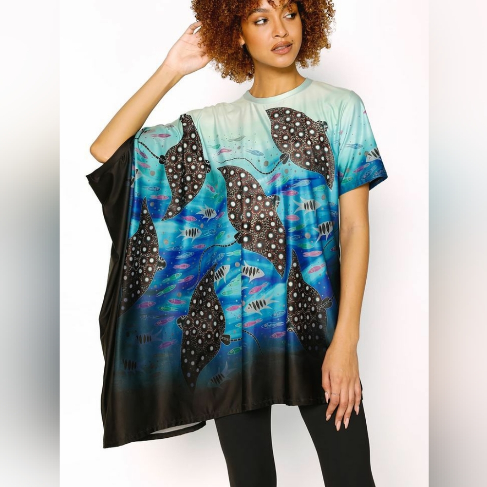 Blackmilk Eagle Rays Superdrape Top